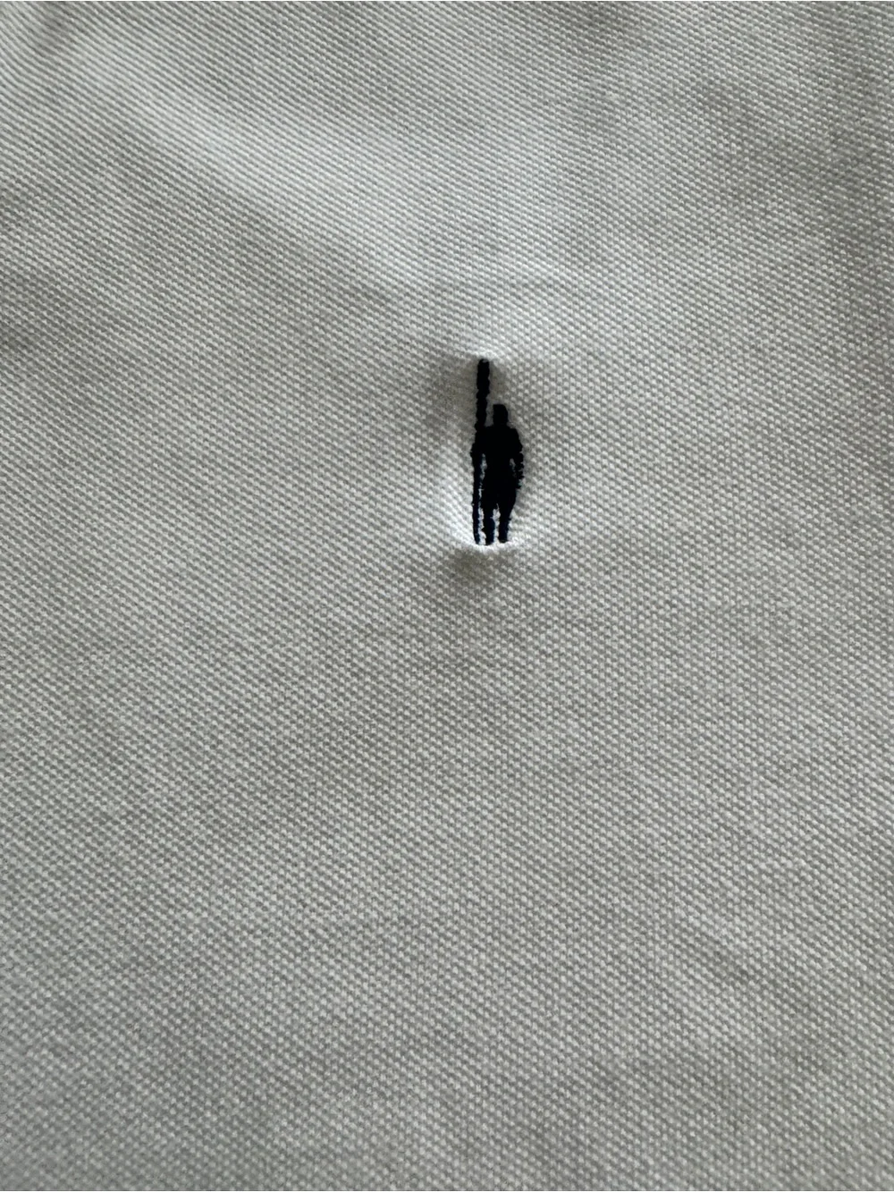 J.Crew Polo Shirt Men’s Large White Pique Cotton Embroidered Logo Y2K